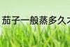 茄子一般蒸多久才熟 茄子蒸熟的时长