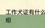 工作犬证有什么用 工作犬证的作用介绍