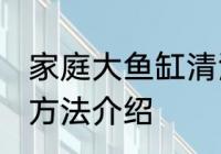 家庭大鱼缸清洗方法 家庭大鱼缸清洗方法介绍