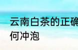 云南白茶的正确冲泡方法 云南白茶如何冲泡