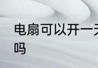 电扇可以开一天一夜吗 电扇开一夜好吗