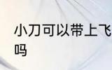 小刀可以带上飞机吗 小刀能带上飞机吗