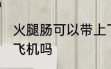 火腿肠可以带上飞机吗 火腿肠能带上飞机吗