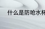 什么是防呛水杯 防呛水杯的解释