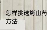 怎样挑选烤山药好吃的 挑选烤山药的方法