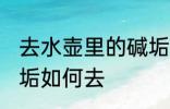 去水壶里的碱垢怎么去 去水壶里的碱垢如何去